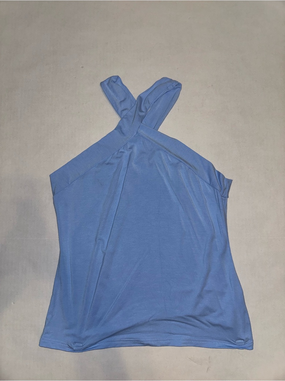 Women’s Twist Halter Tank Top - Blue